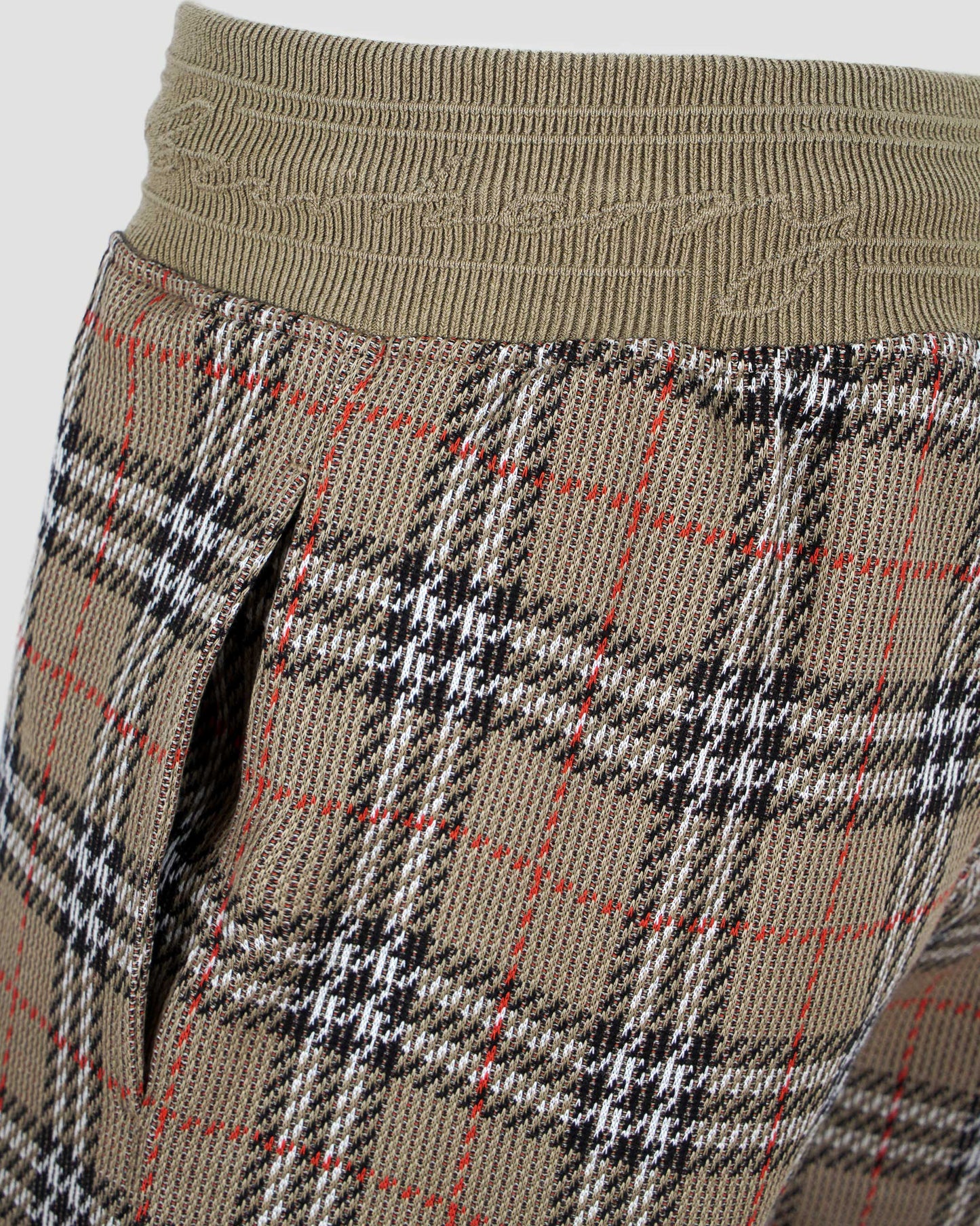 Check Jacquard Trousers