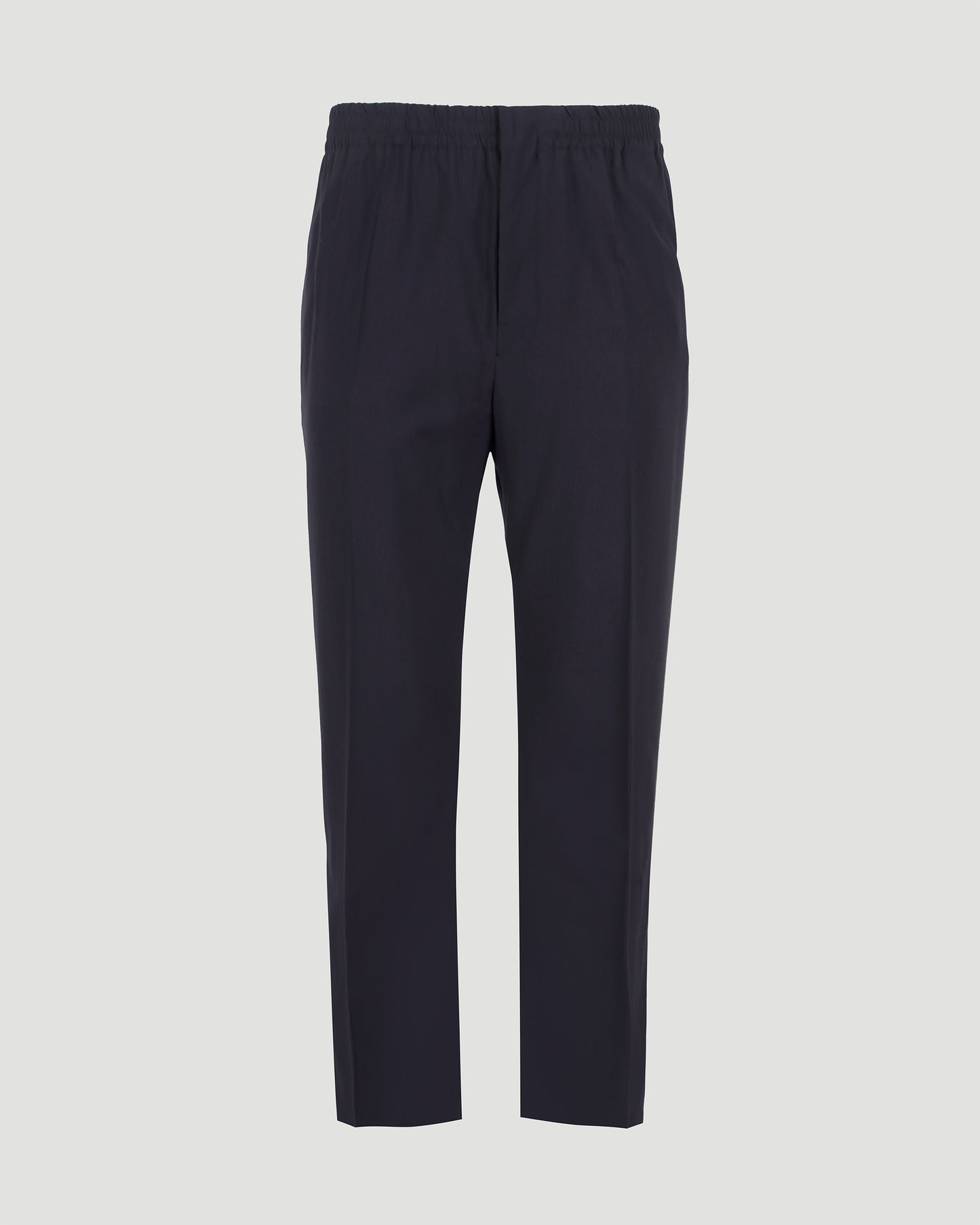 Fine Wool Trousers in Midnight Blue
