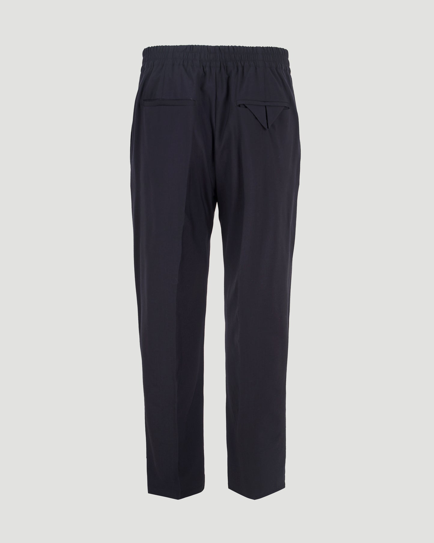 Fine Wool Trousers in Midnight Blue