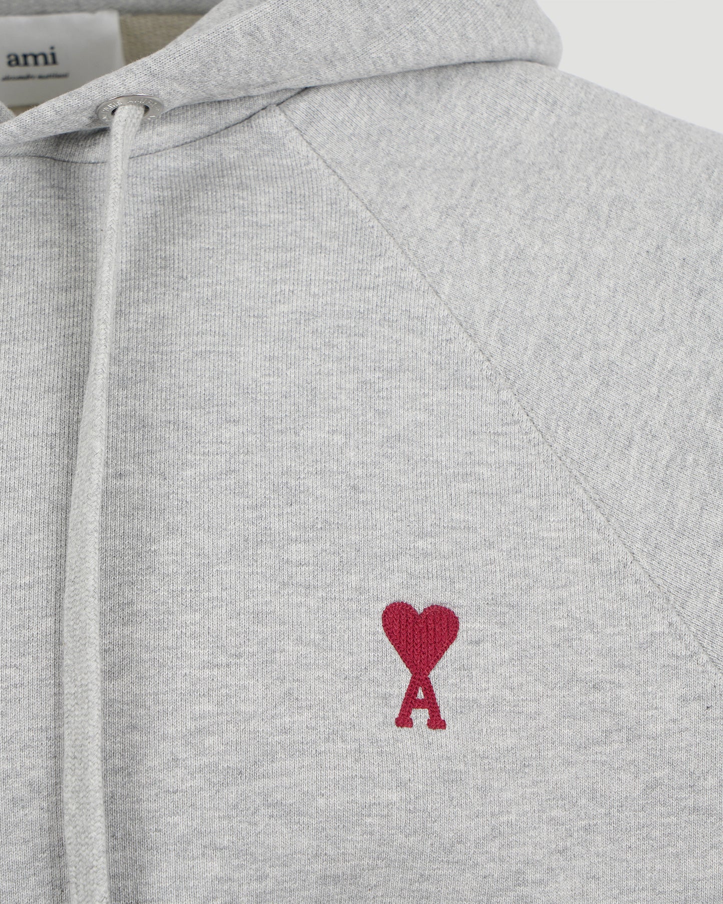 GREY HOODIE WITH LOGO