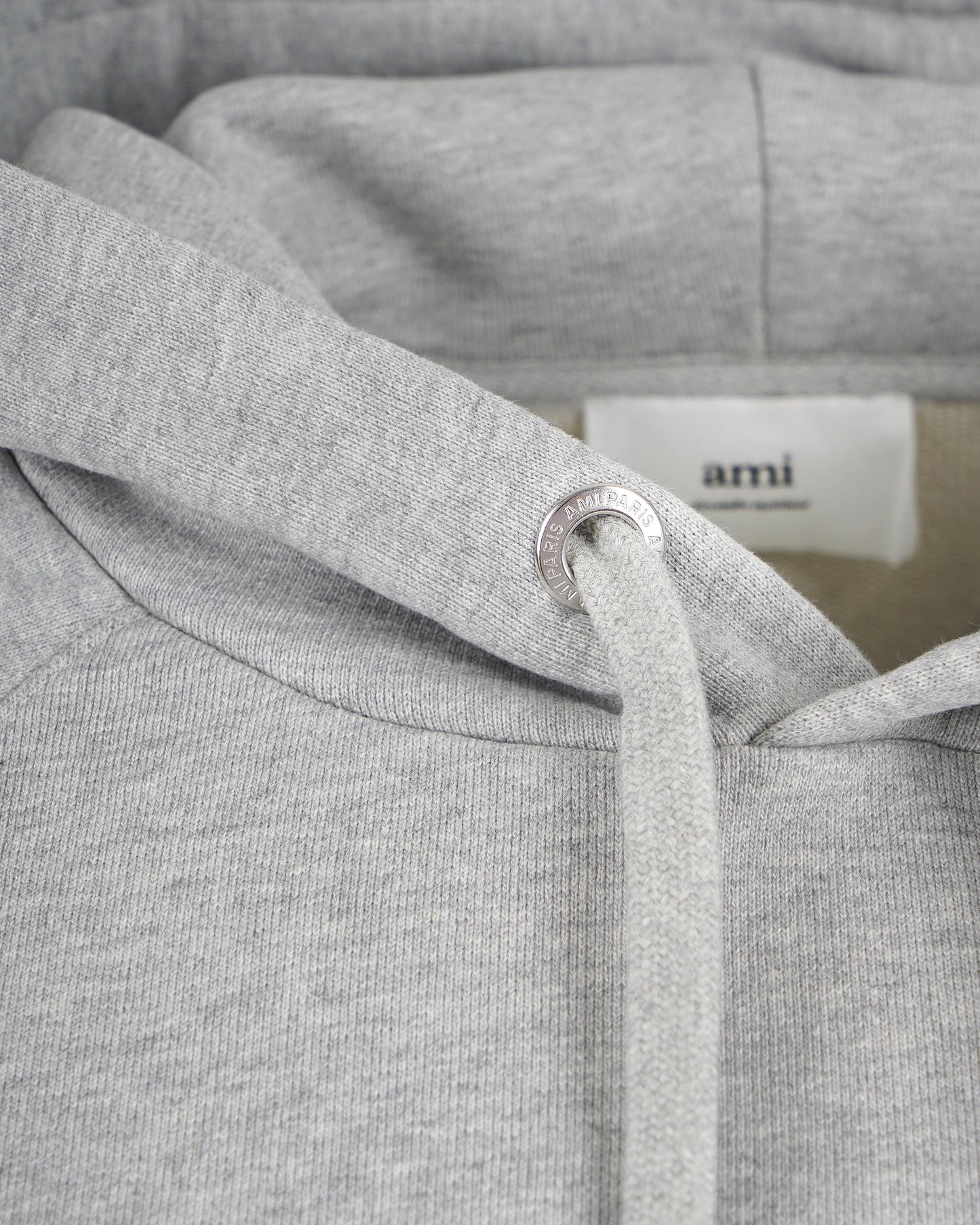 GREY HOODIE WITH LOGO