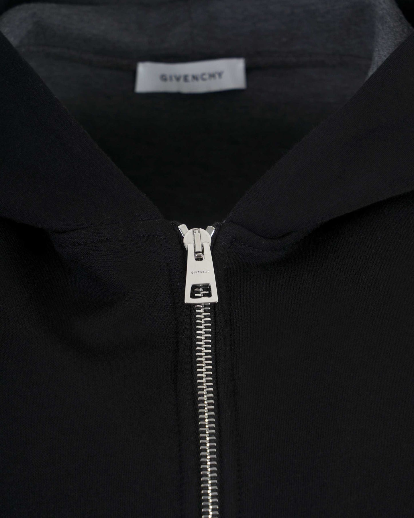 Couture Seam Zipped Hoodie in Scuba