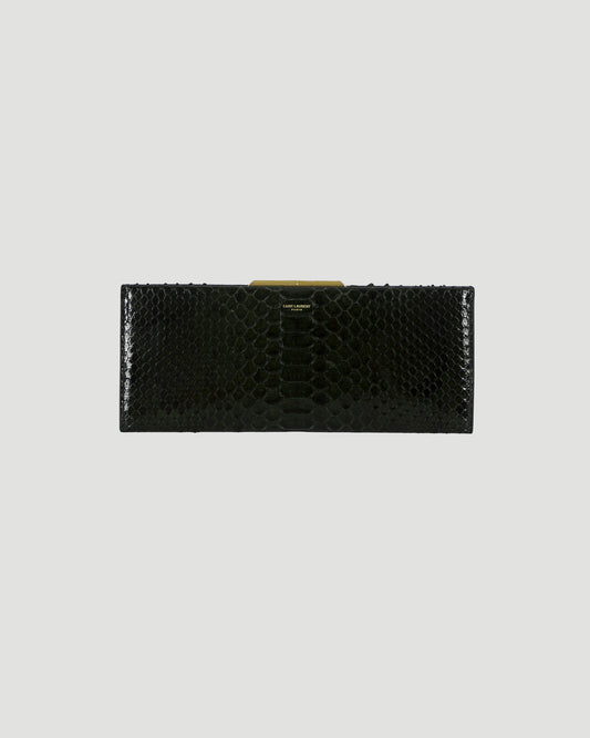 Small Clutch in Snakeskin Leather
