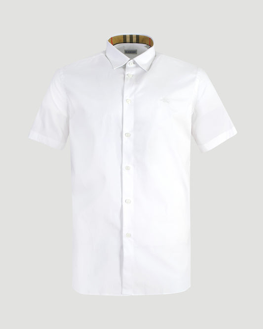 Slim Fit Stretch Cotton Shirt