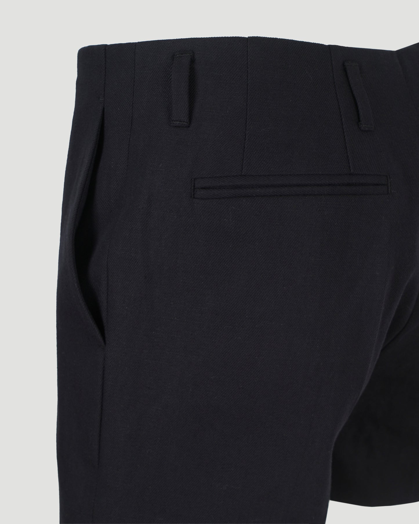 High-Rise Shorts in Black