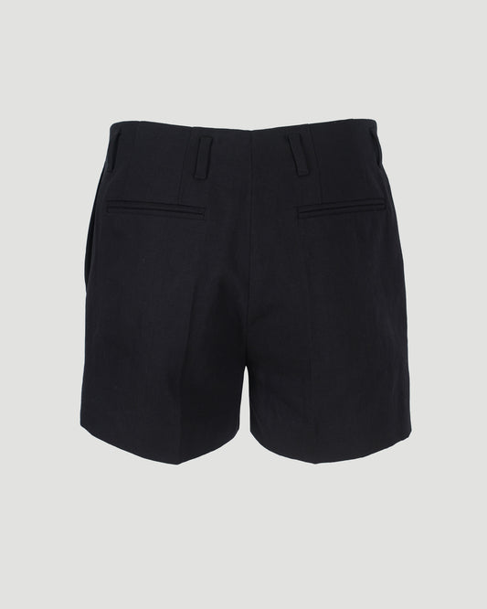 High-Rise Shorts in Black