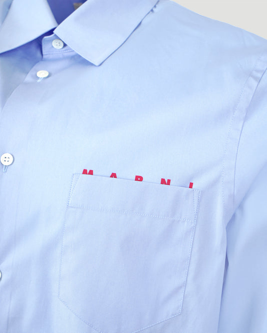 cotton shirt in blue