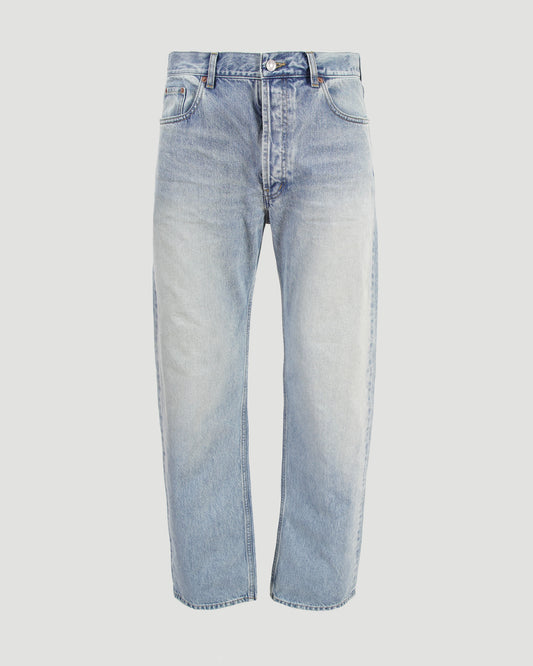 Loose Fit Jeans in South Blue Denim