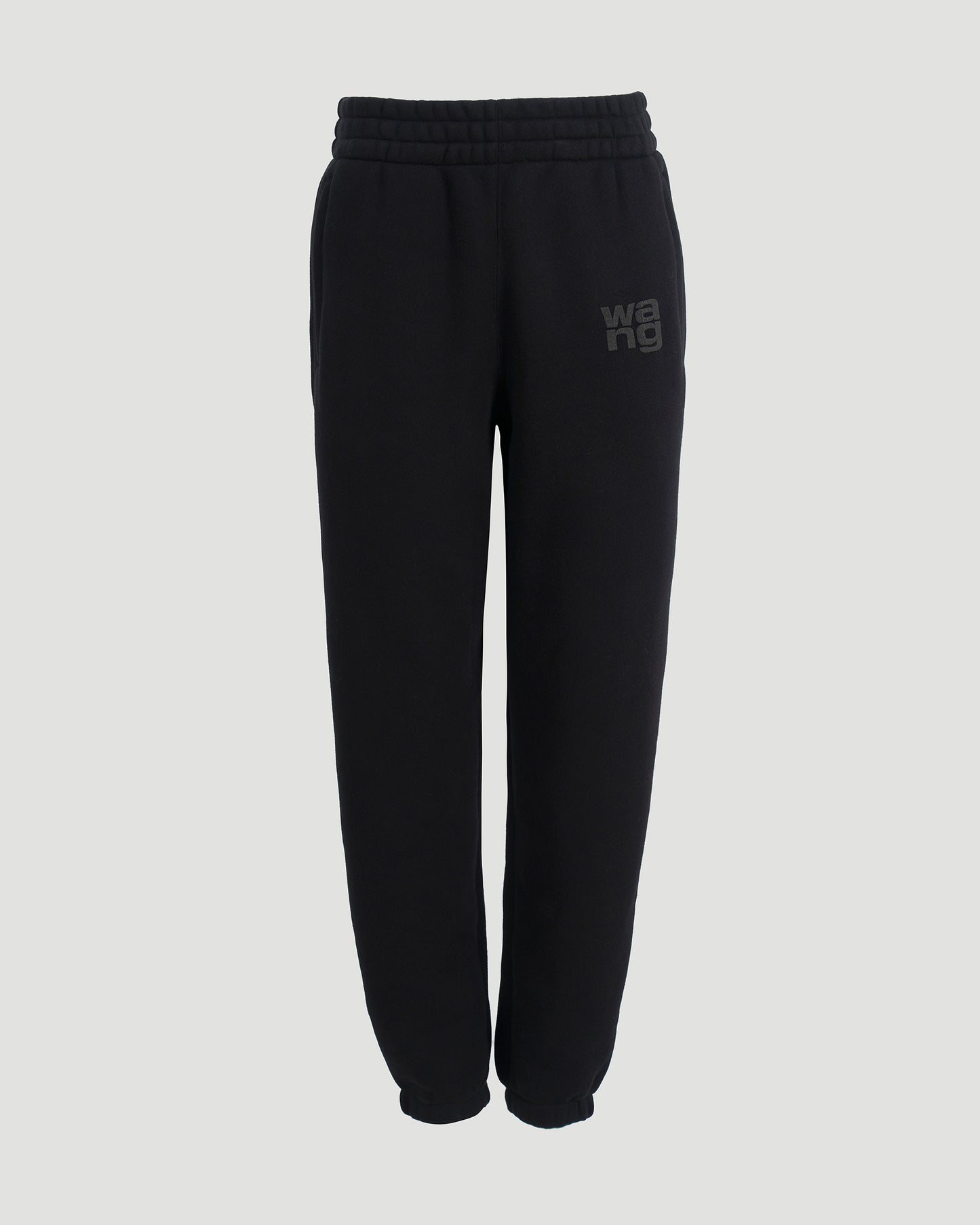 STACKED LOGO SWEATPANTS IN BLACK