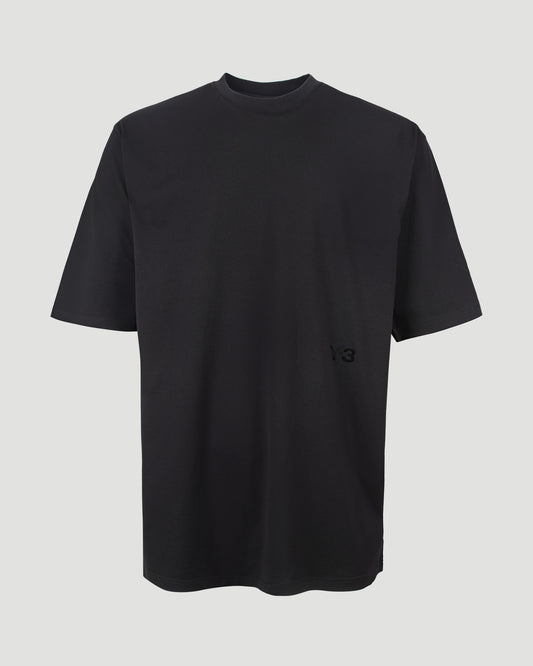 Boxy Short Sleeve T-Shirt in Black