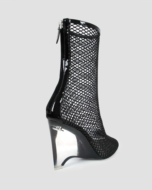 La Cage Wedge Ankle Boots