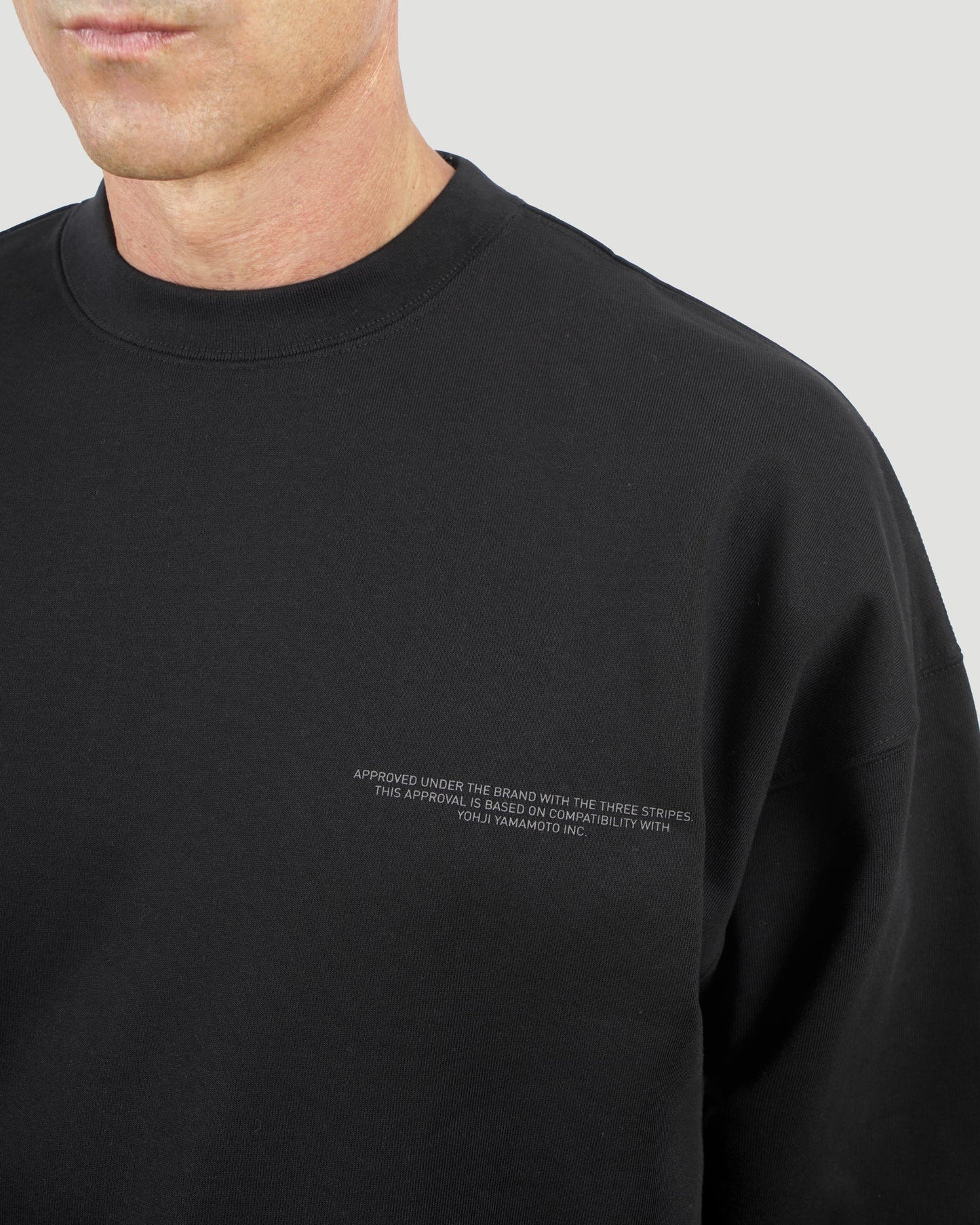 Logo Crew Sweatshirt in Black