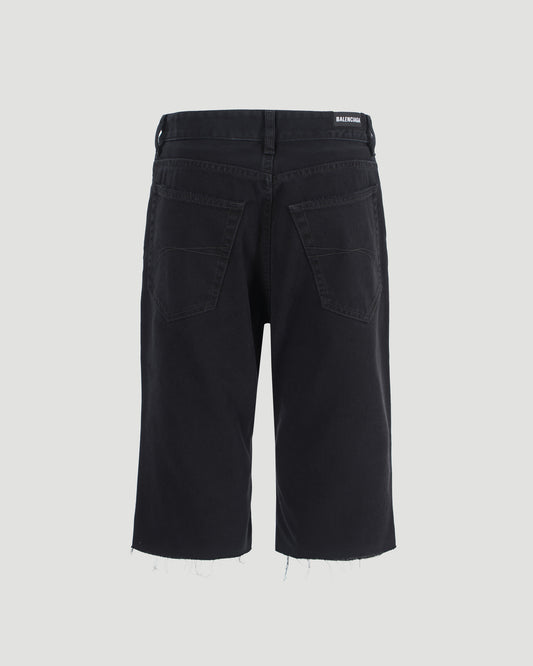 SLIM SHORTS IN BLACK