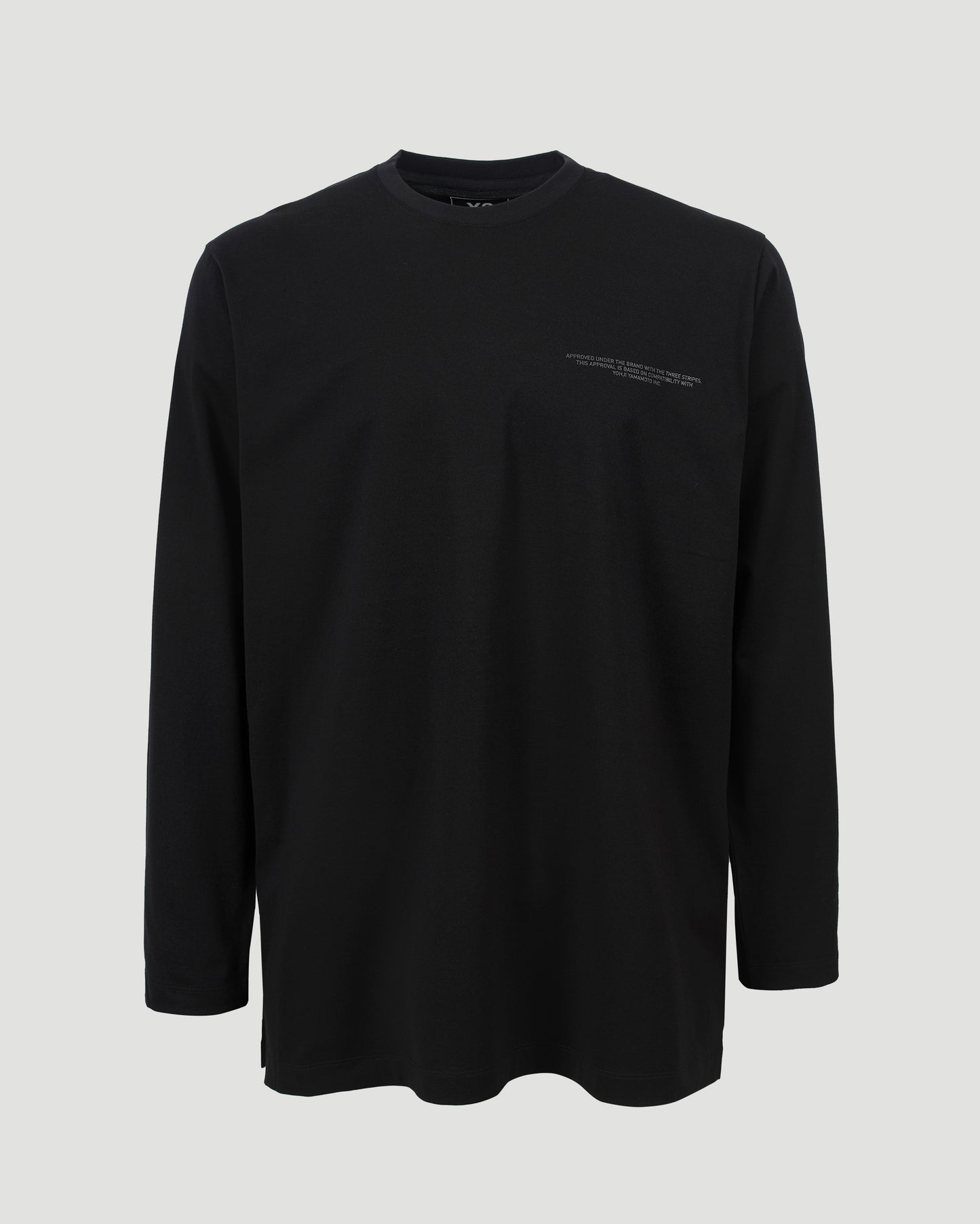 Logo Long Sleeve Tee in Black