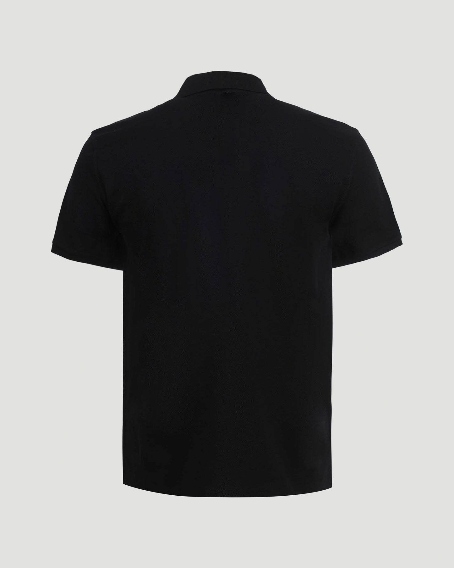 Cotton Polo With GIVENCHY Patch in Black