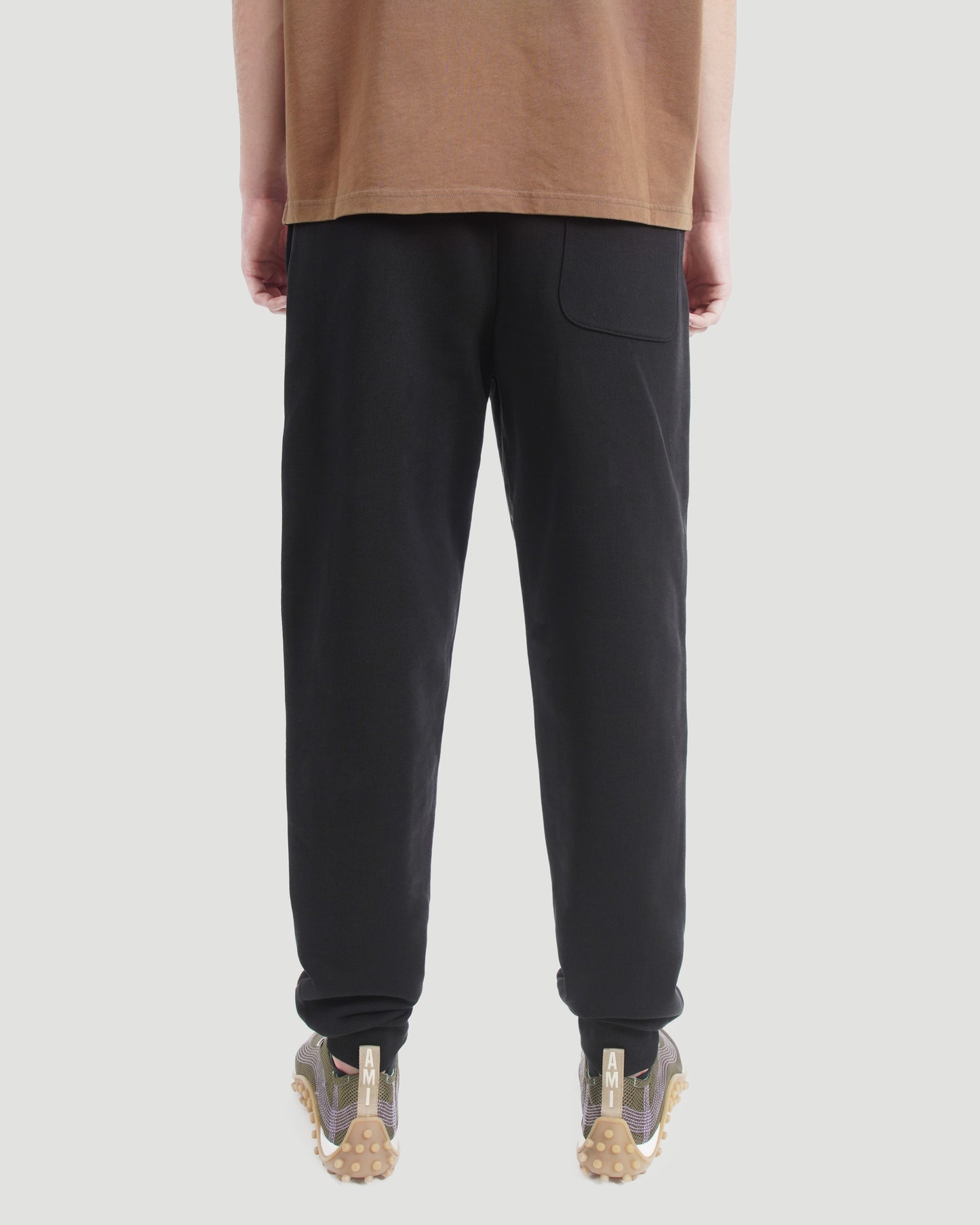 Cotton Ami de Coeur Sweatpants in Black