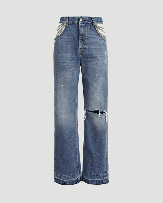 Falabella Hips Straight-Leg Jeans