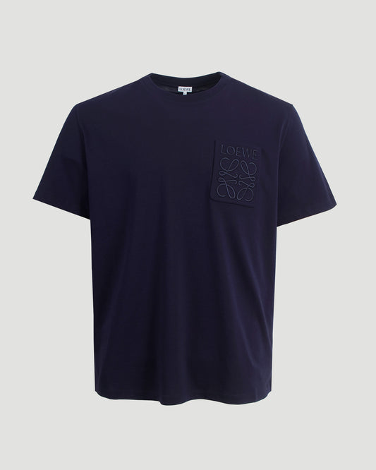 Cotton T-Shirt in Dark Navy