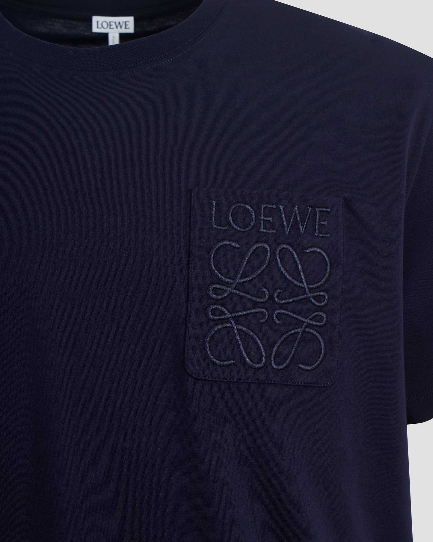 Cotton T-Shirt in Dark Navy