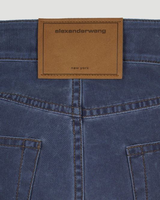 Legging in Denim Trompe-l'oeil