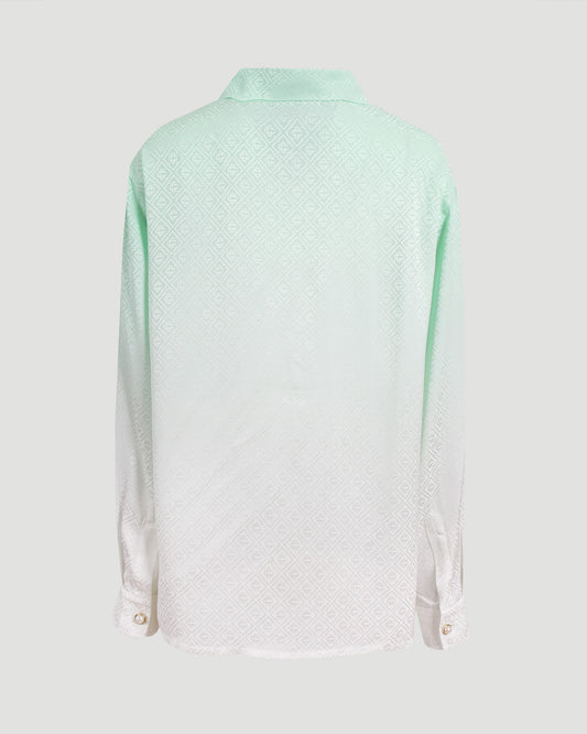Gradient Monogram Jacquard Shirt