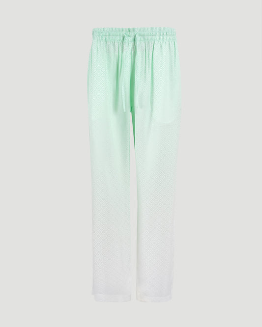 Gradient Monogram Jacquard Trousers