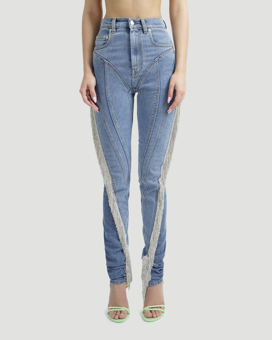 CRYSTAL SPIRAL JEANS