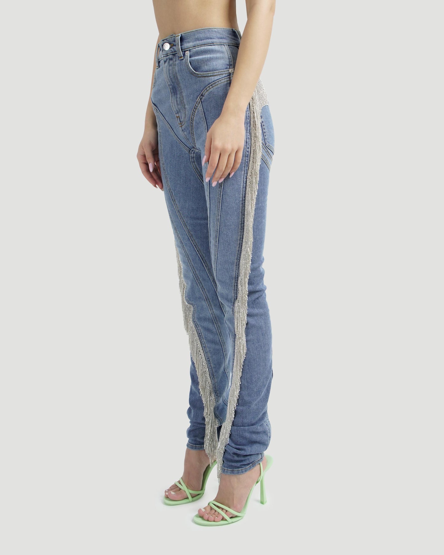 CRYSTAL SPIRAL JEANS