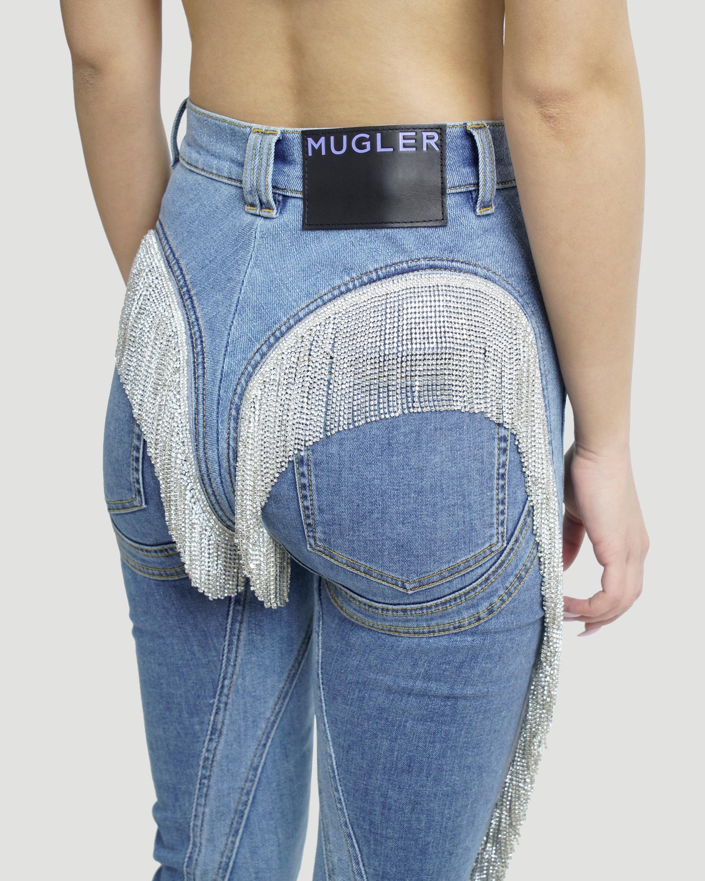 CRYSTAL SPIRAL JEANS