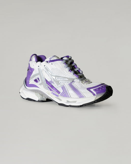 RUNNER TRAINERS IN PURPLE AND SILVER