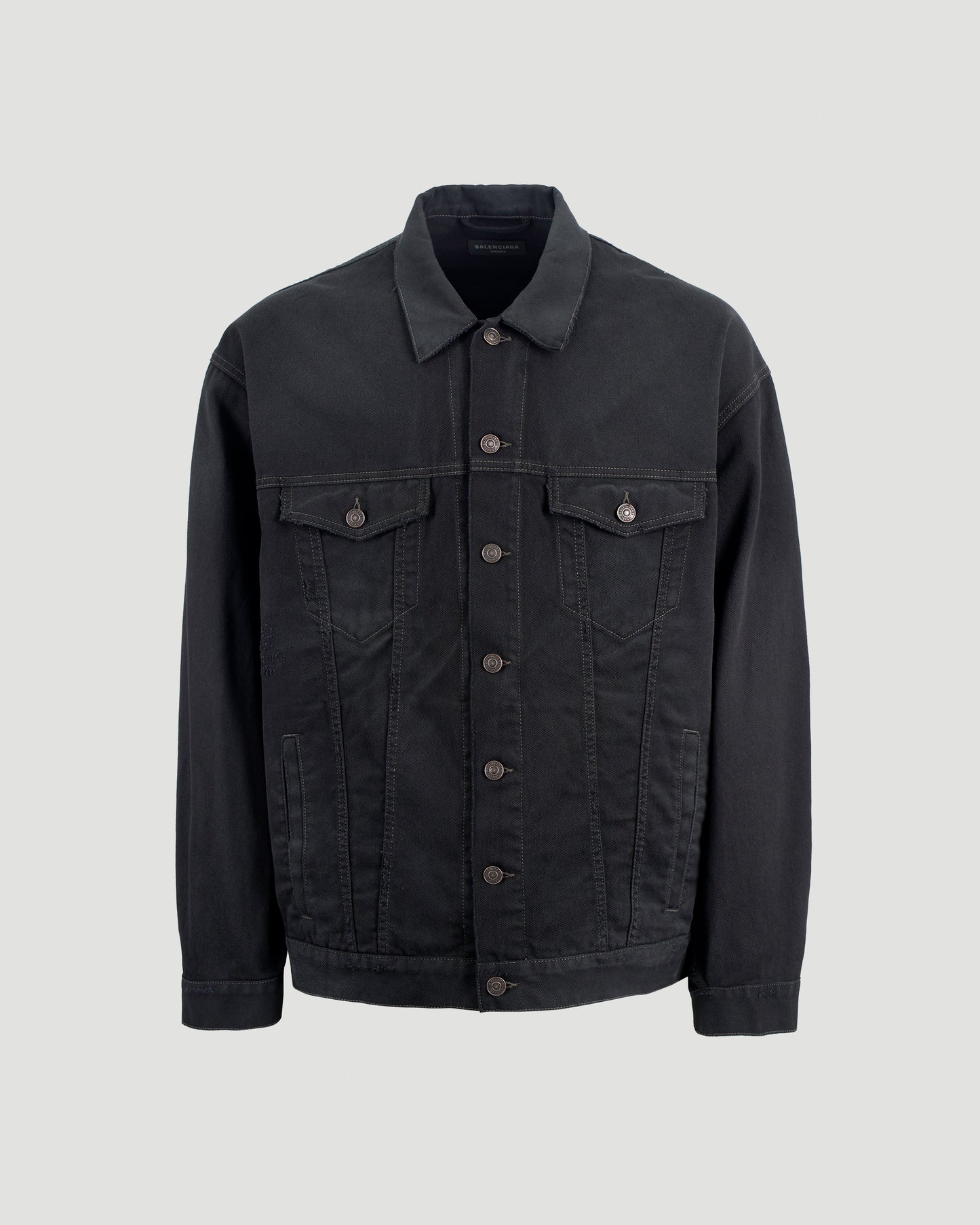 HAND DRAWN BB ICON OVERSIZED JACKET IN BLACK
