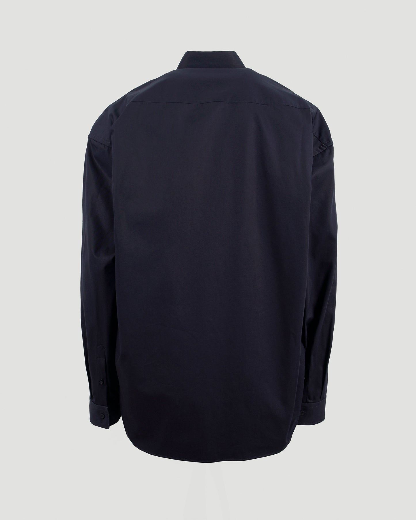 COCOON SHIRT IN NAVY BLUE