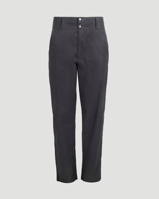 Tapered tailored trousers in black