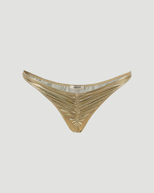 CORTNEY BIKINI BOTTOMS IN AURUM