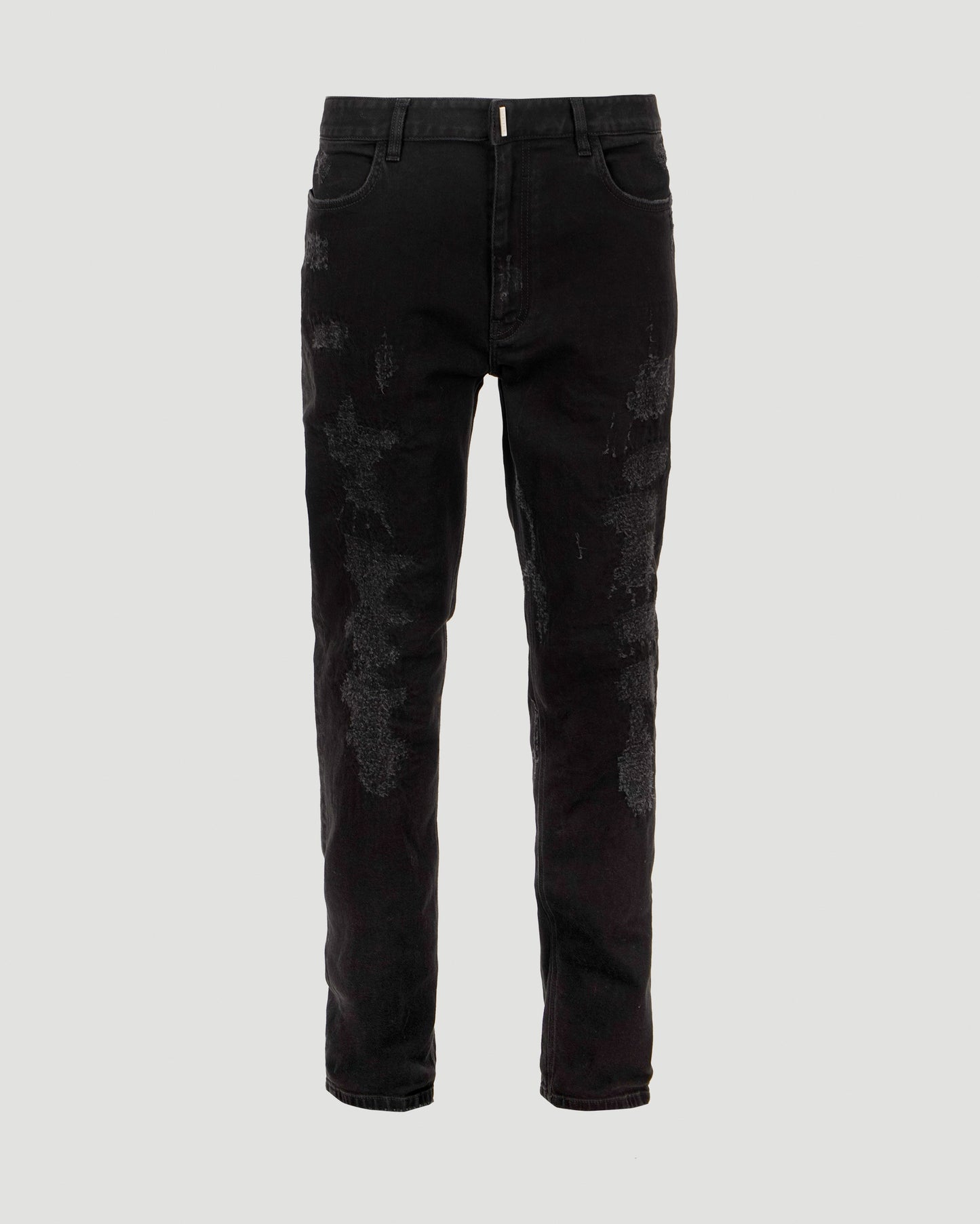 DISTRESSED JEANS IN DARK GREY