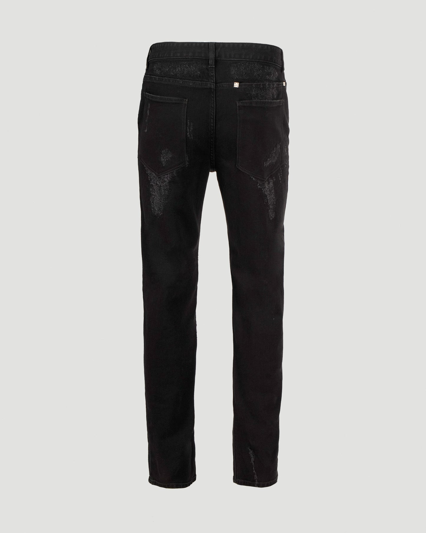DISTRESSED JEANS IN DARK GREY