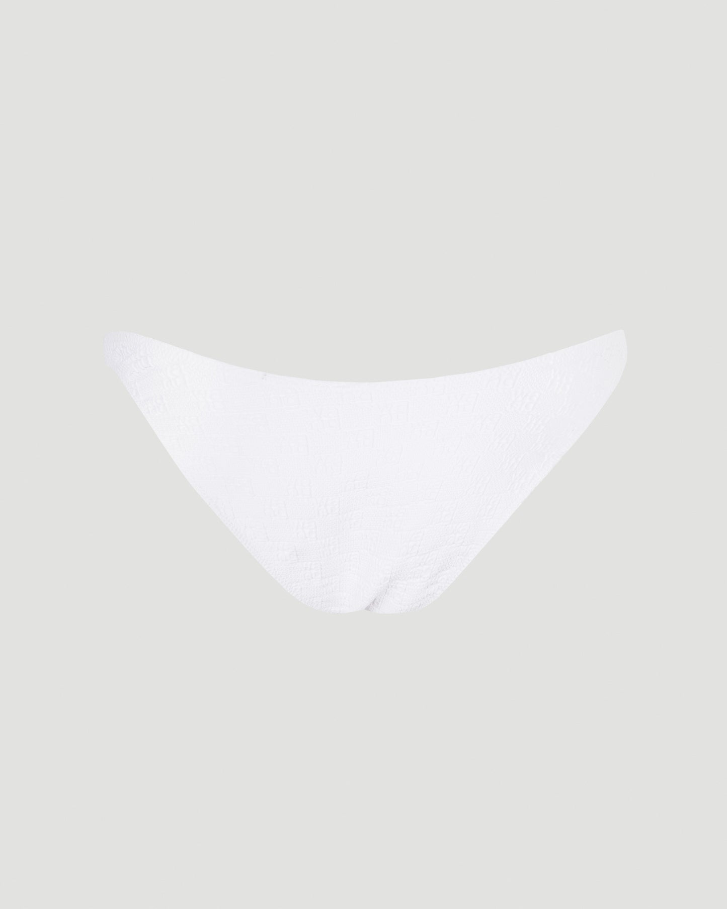 Bikini bottom in textured jacquard jersey