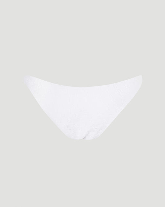 Bikini bottom in textured jacquard jersey