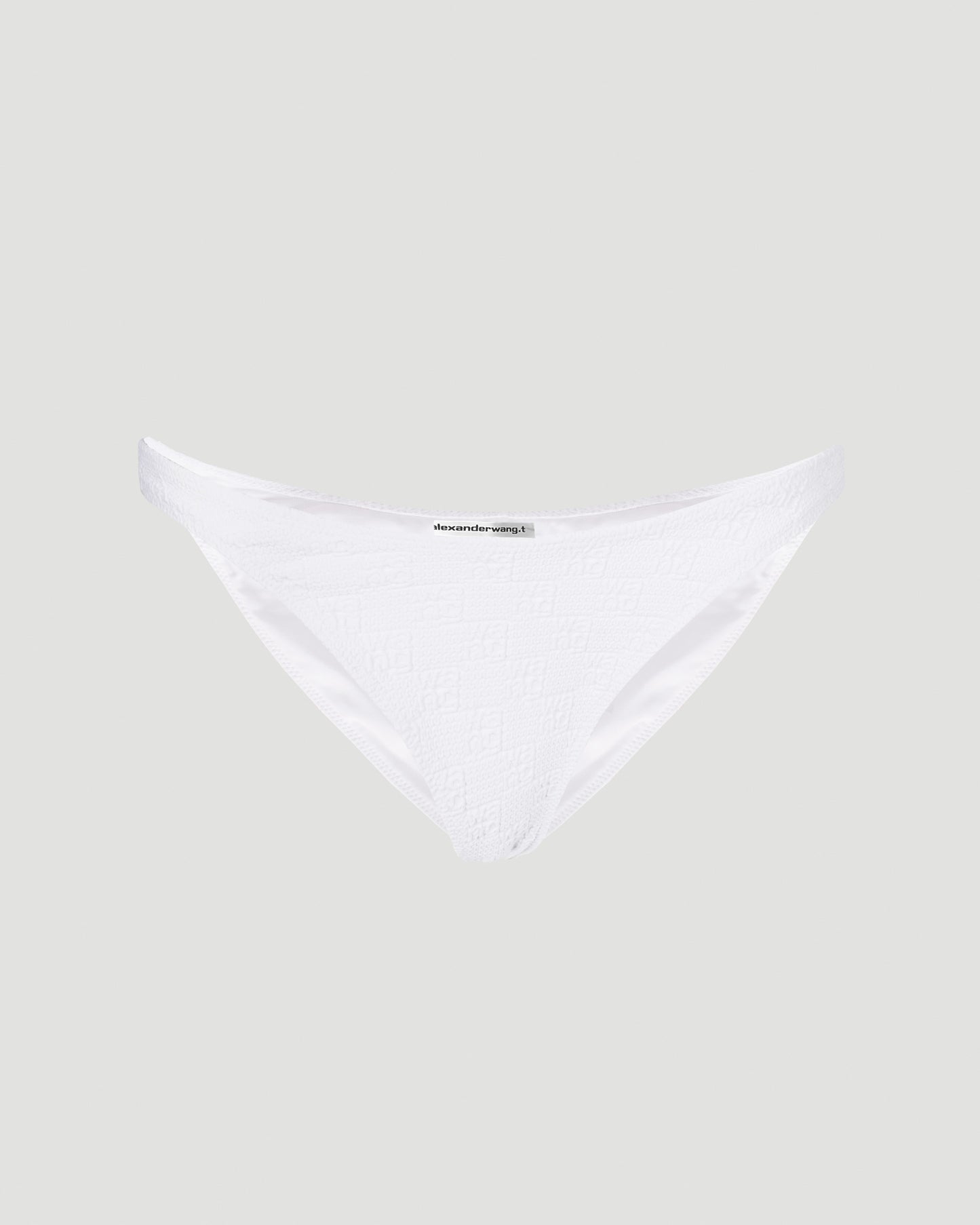 Bikini bottom in textured jacquard jersey