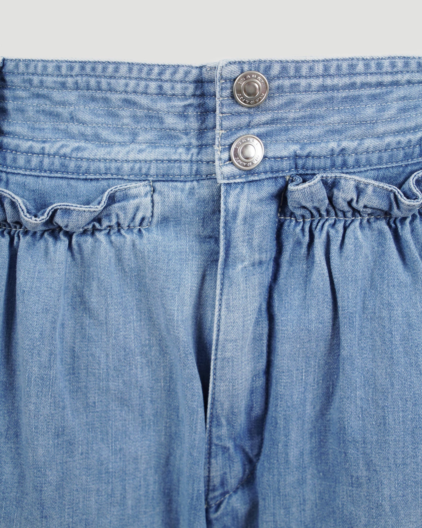 Cotton Shorts in Light Blue