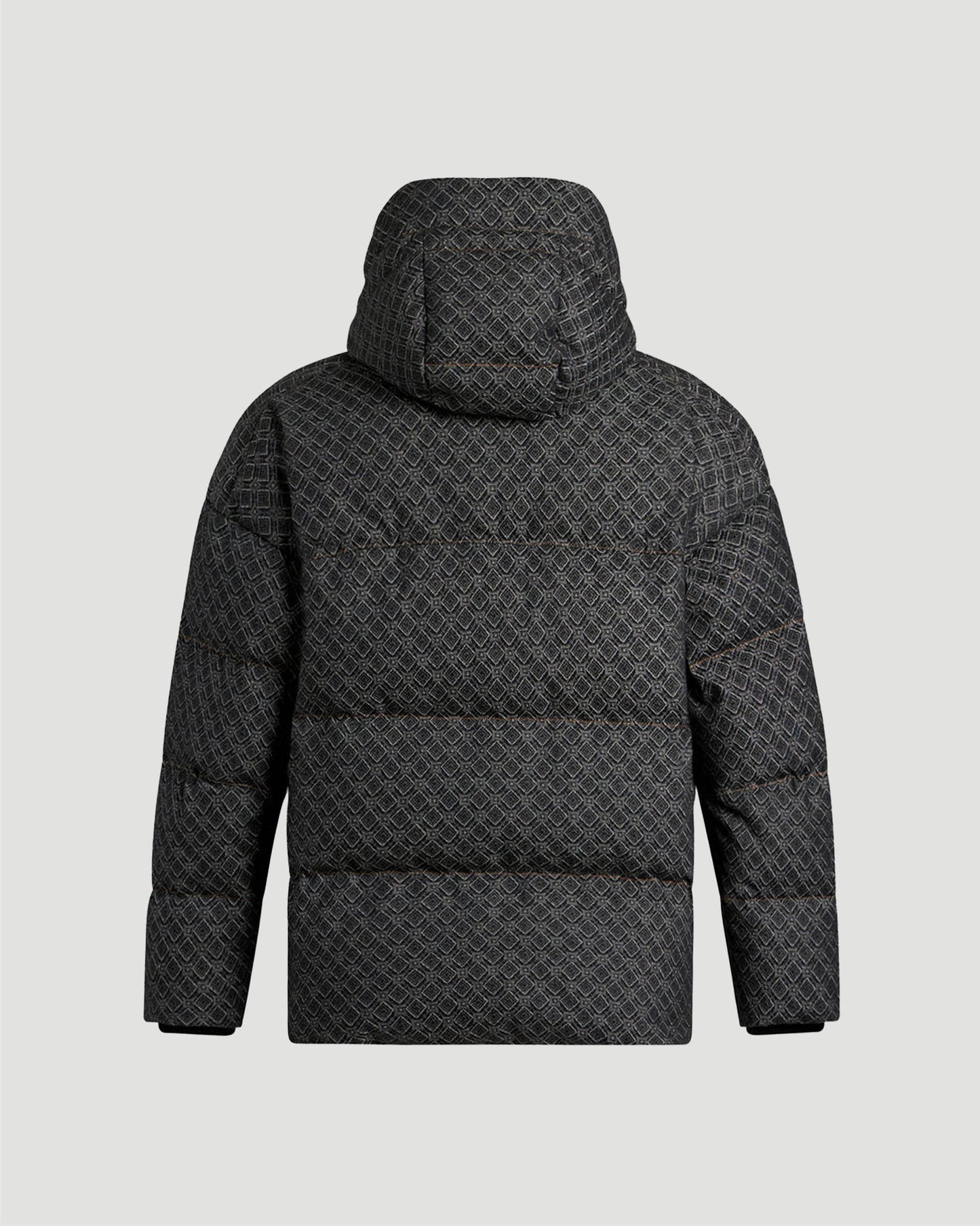 Jacquard Denim Down Jacket