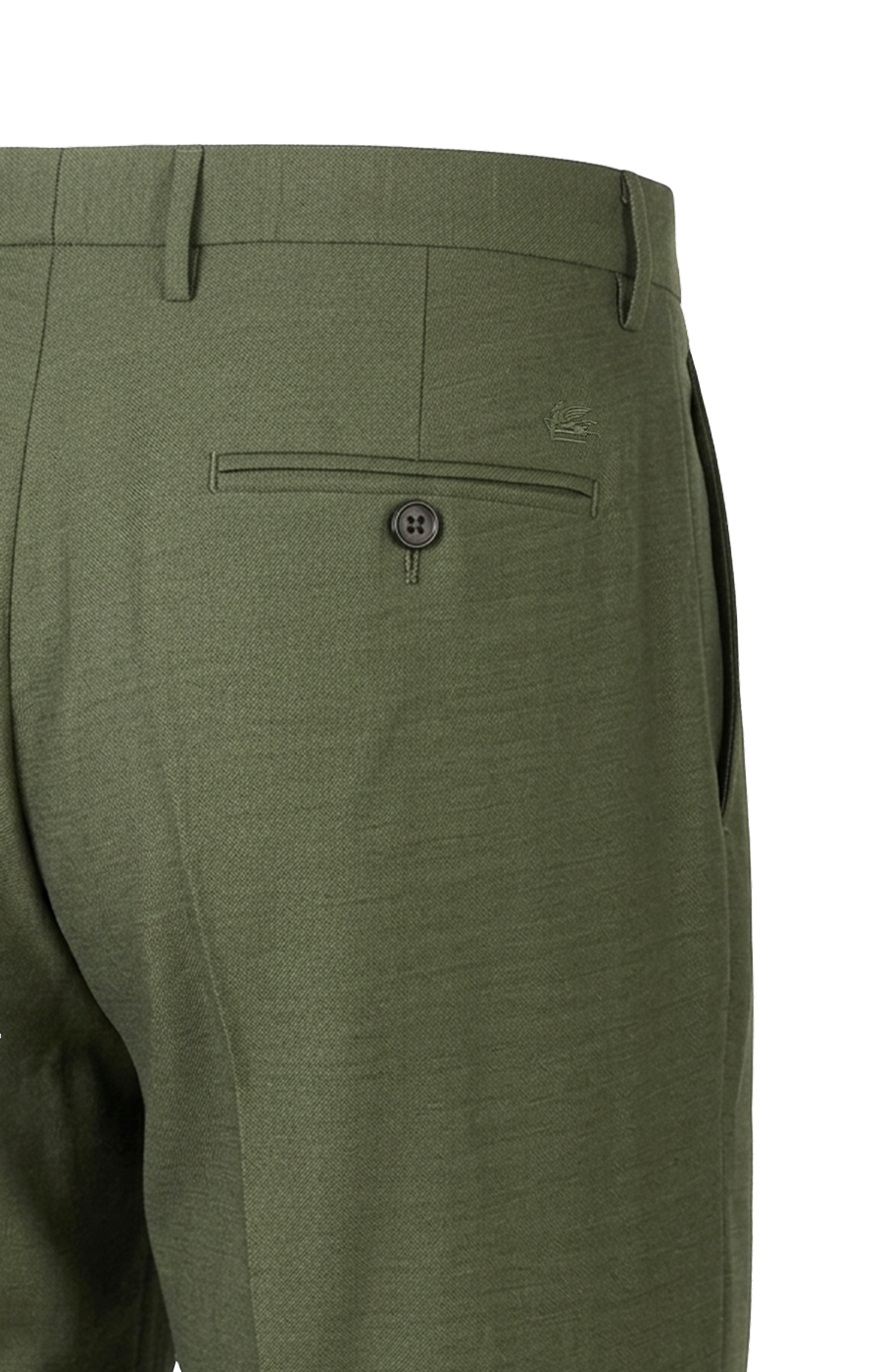 Pleated Pants with Buttons