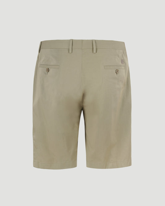 Cotton Shorts in Beige