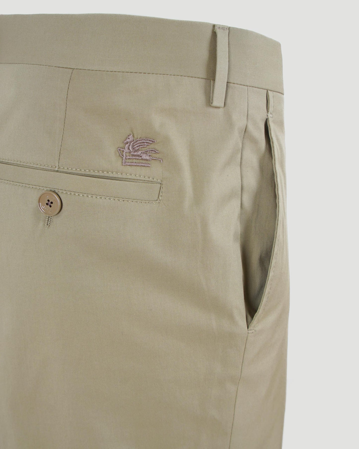 Cotton Shorts in Beige