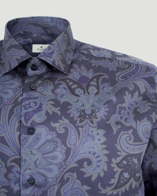 MAXI FLOWER PAISLEY SHIRT