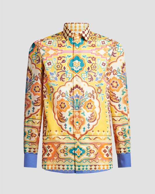 Printed Cotton Muslin Shirt