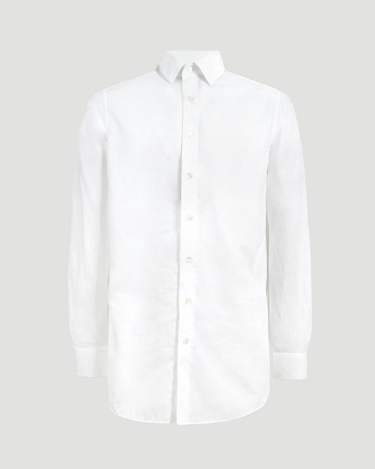PAISLEY COTTON SHIRT IN WHITE