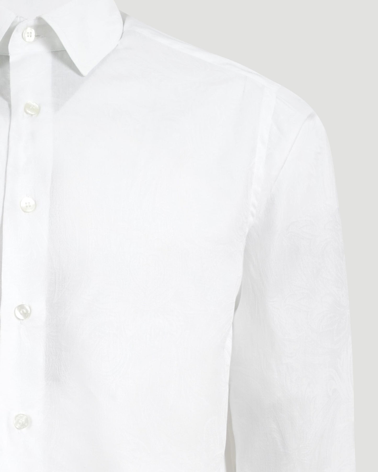 PAISLEY COTTON SHIRT IN WHITE