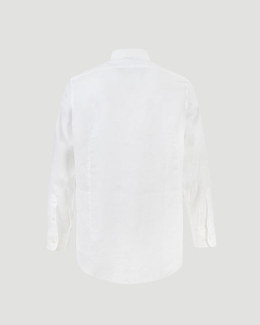LINEN SHIRT WITH LOGO