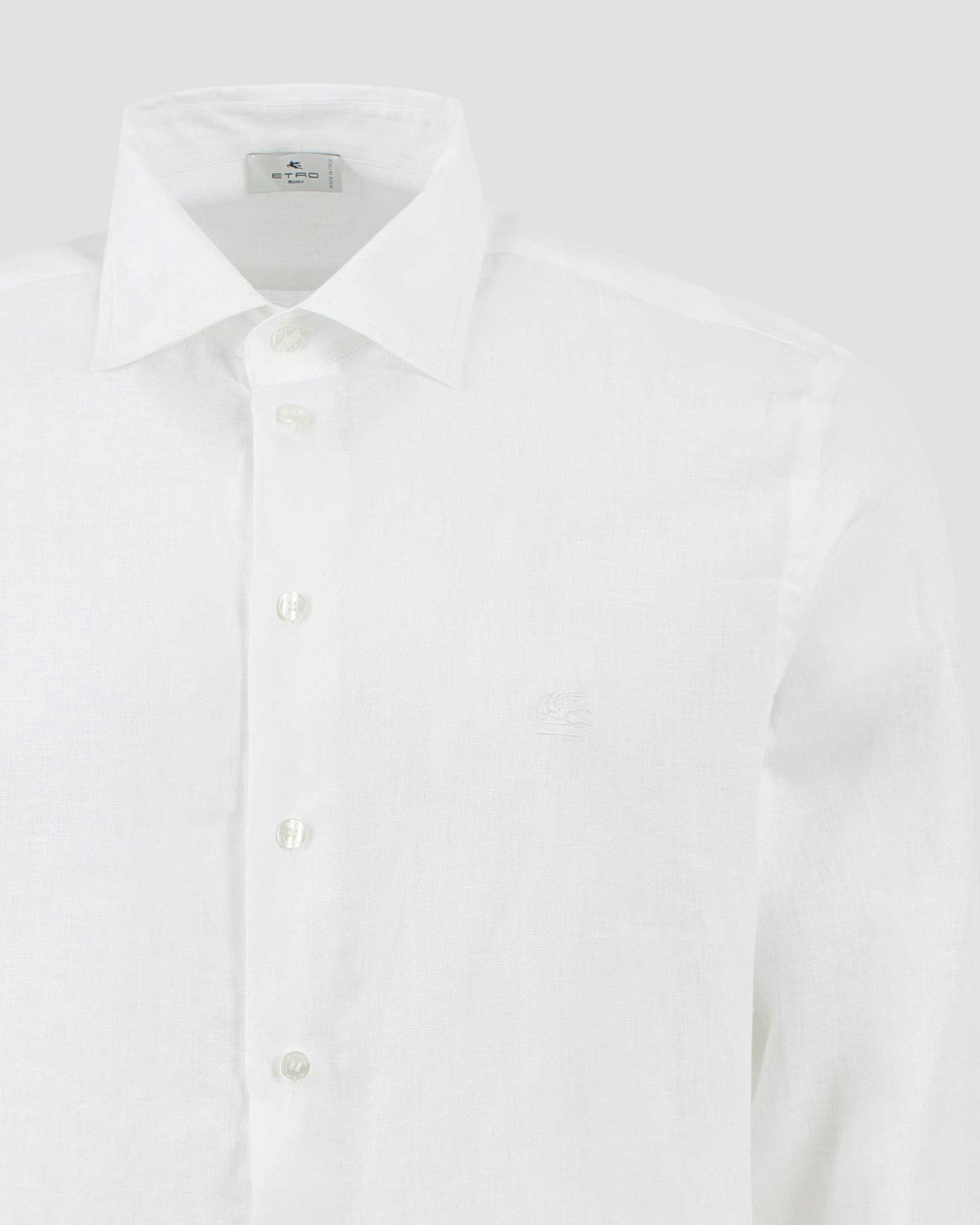 LINEN SHIRT WITH LOGO